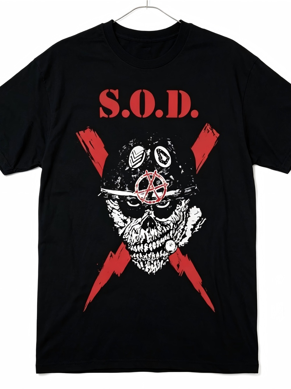 Sod Stormtroopers Of Death Scrawled Lightning New Womens Mens T-shirt Unisex